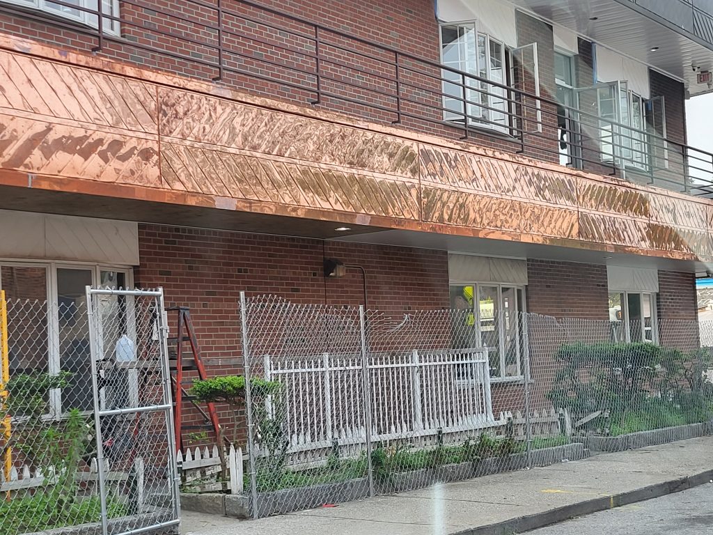 Copper Facade in Westchester NY