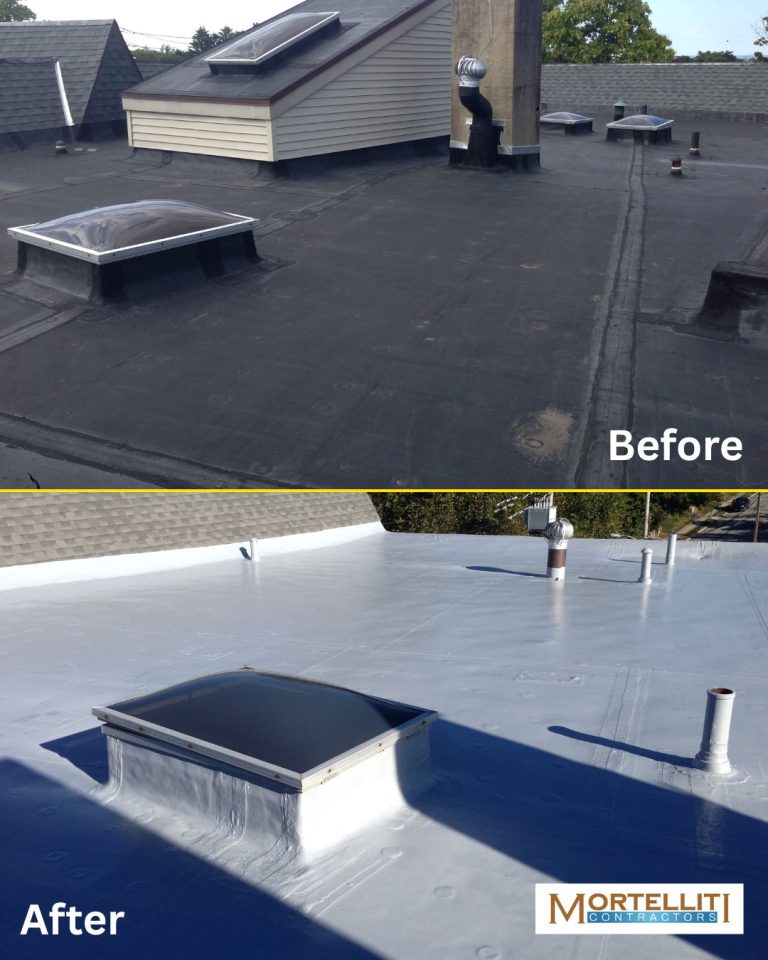 Commercial roof coating